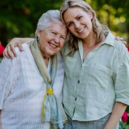 Carer and resident at Redlands House Care Home Norwich